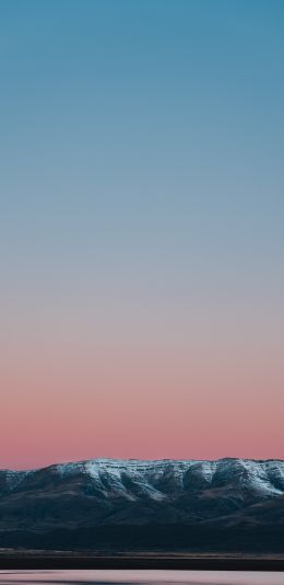 mountains, horizon, sunset Wallpaper 1080x2220