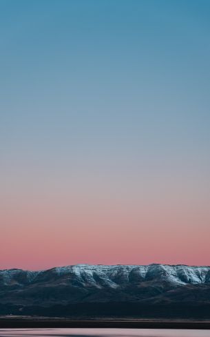mountains, horizon, sunset Wallpaper 800x1280
