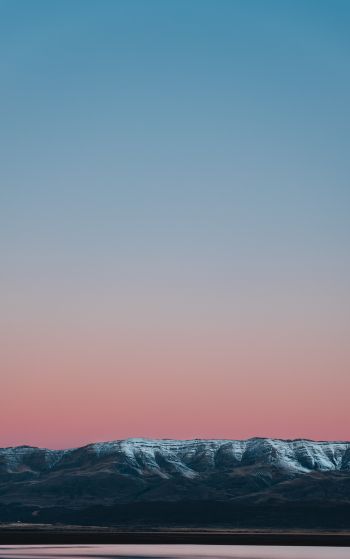 mountains, horizon, sunset Wallpaper 1752x2800