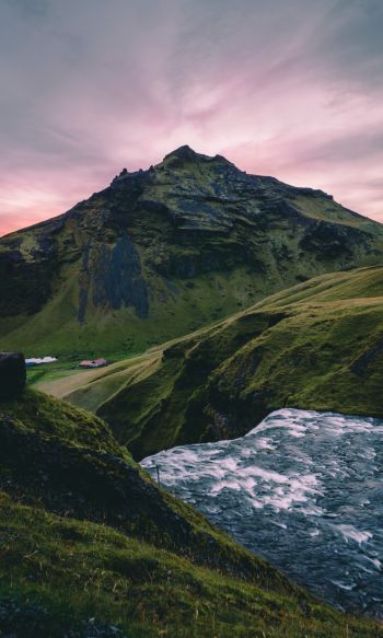 Iceland, mountains Wallpaper 1200x2000