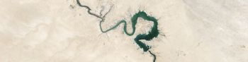 top view, river, Baghdad, Iraq Wallpaper 1590x400