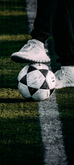 sport, sneakers, ball Wallpaper 1080x2400