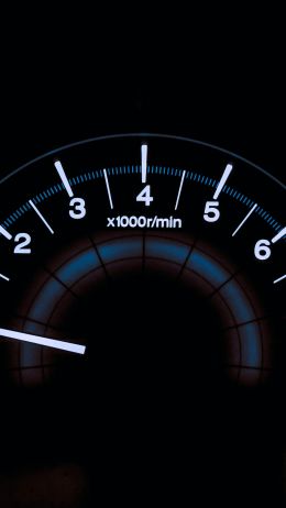 speedometer, speed, arrow Wallpaper 750x1334