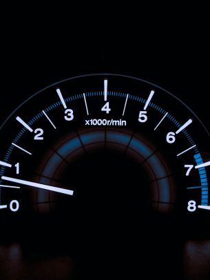speedometer, speed, arrow Wallpaper 1668x2224