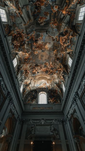 ceiling, art Wallpaper 750x1334