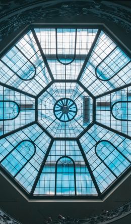 Vatican, glass, ceiling Wallpaper 600x1024