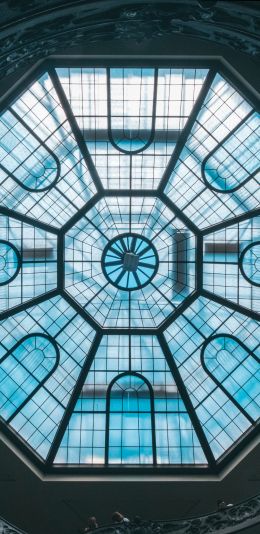 Vatican, glass, ceiling Wallpaper 1080x2220