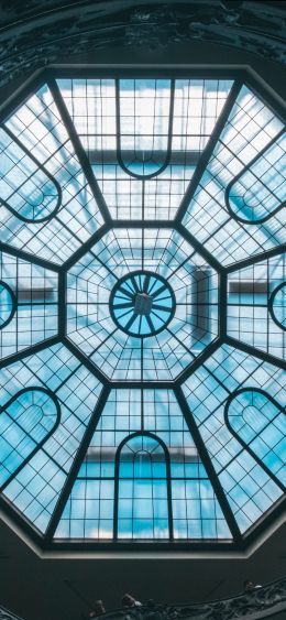 Vatican, glass, ceiling Wallpaper 1080x2340