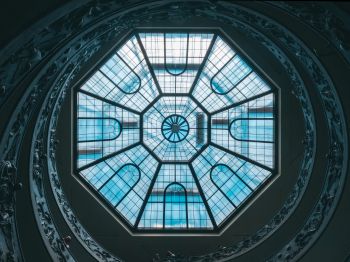 Vatican, glass, ceiling Wallpaper 1024x768