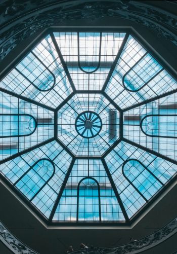 Vatican, glass, ceiling Wallpaper 1668x2388