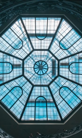 Vatican, glass, ceiling Wallpaper 1200x2000