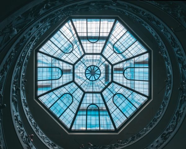 Vatican, glass, ceiling Wallpaper 1280x1024