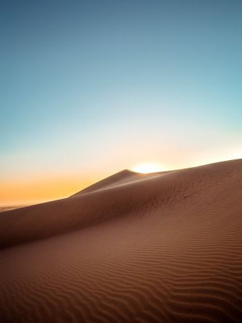 sand dunes, sky Wallpaper 2048x2732