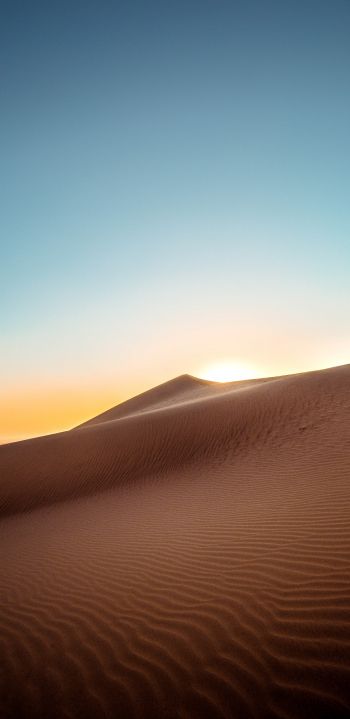sand dunes, sky Wallpaper 1440x2960