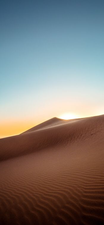 sand dunes, sky Wallpaper 1170x2532