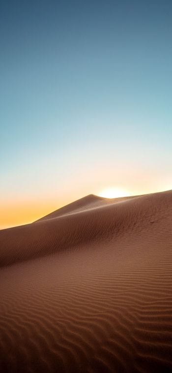sand dunes, sky Wallpaper 1080x2340
