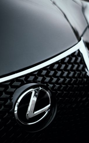 Lexus, emblem, radiator grill Wallpaper 1600x2560