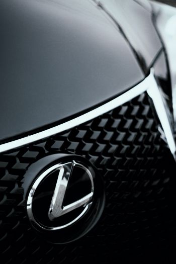 Lexus, emblem, radiator grill Wallpaper 640x960