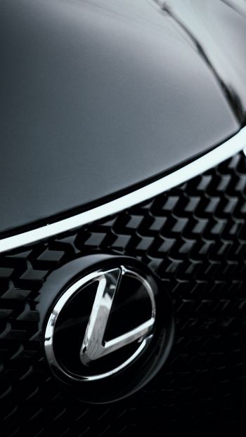 Lexus, emblem, radiator grill Wallpaper 1440x2560