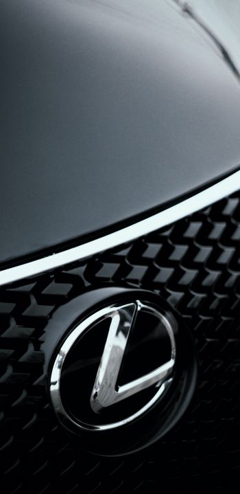 Lexus, emblem, radiator grill Wallpaper 1080x2220