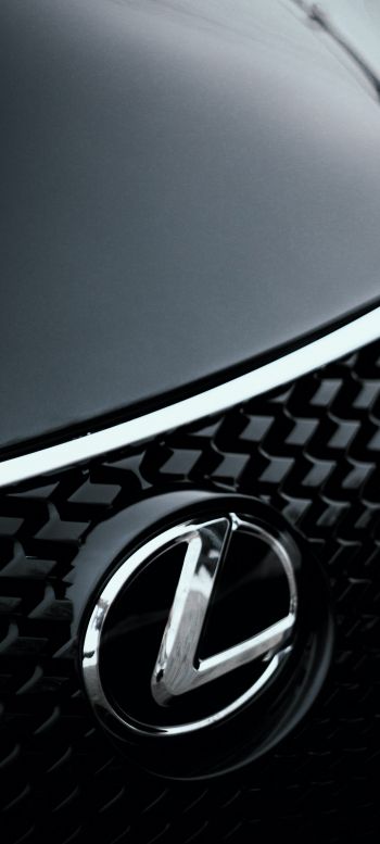 Lexus, emblem, radiator grill Wallpaper 1440x3200