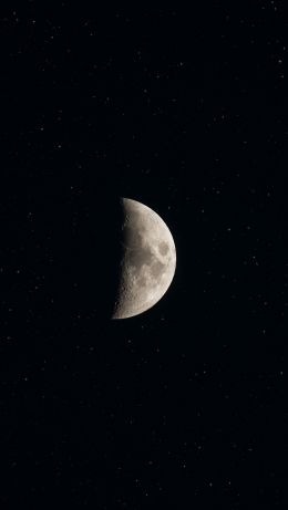moon, stars Wallpaper 640x1136