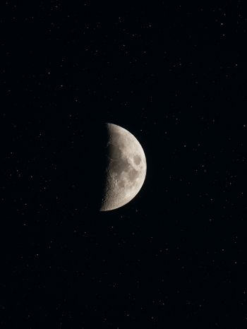 moon, stars Wallpaper 1668x2224