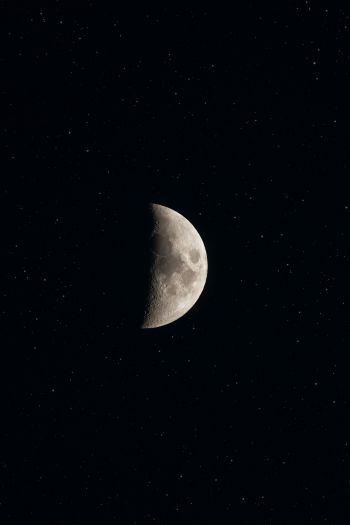 moon, stars Wallpaper 640x960
