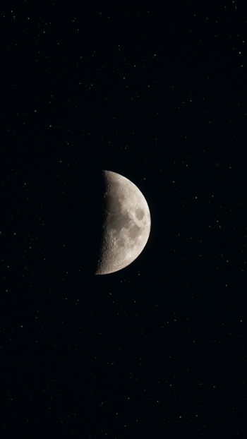 moon, stars Wallpaper 750x1334