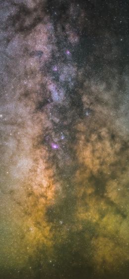 milky way, stars Wallpaper 1080x2340