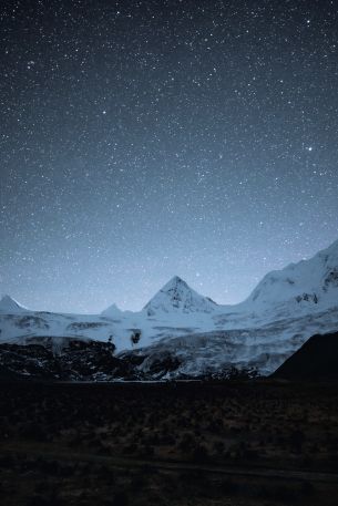 Tibet, China, mountains Wallpaper 640x960