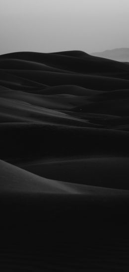 Обои 1440x3040 песчаные дюны, темный