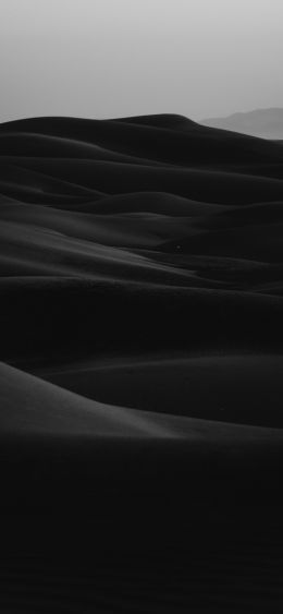 Обои 1080x2340 песчаные дюны, темный