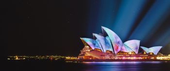 Обои 2560x1080 Сиднейский оперный театр, Сидней, Австралия