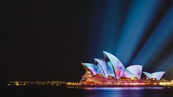 Обои 3840x2160 Сиднейский оперный театр, Сидней, Австралия