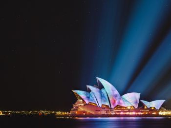 Обои 800x600 Сиднейский оперный театр, Сидней, Австралия
