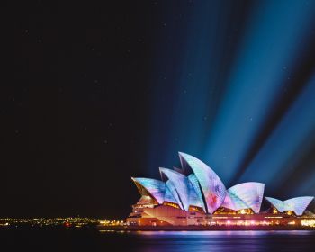 Обои 1280x1024 Сиднейский оперный театр, Сидней, Австралия