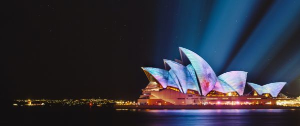 Sydney Opera House, Sydney, Australia Wallpaper 2560x1080