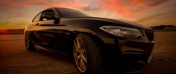 BMW 240i Coupe, sunset Wallpaper 2560x1080