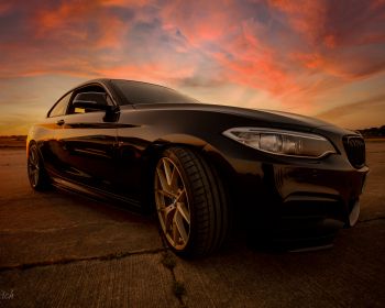 BMW 240i Coupe, sunset Wallpaper 1280x1024