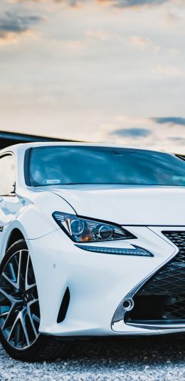 Обои 1080x2220 Lexus RC 350, спортивная машина