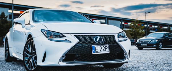 Lexus RC 350, sports car Wallpaper 3440x1440