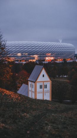 Allianz Arena, Munich, Germany Wallpaper 1440x2560