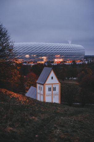 Allianz Arena, Munich, Germany Wallpaper 640x960
