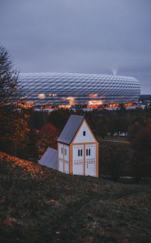 Allianz Arena, Munich, Germany Wallpaper 800x1280