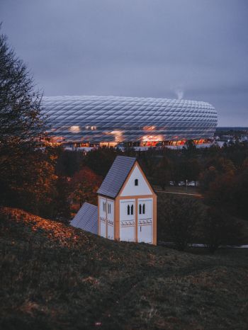 Allianz Arena, Munich, Germany Wallpaper 1668x2224
