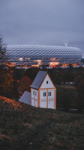 Allianz Arena, Munich, Germany Wallpaper 1080x1920