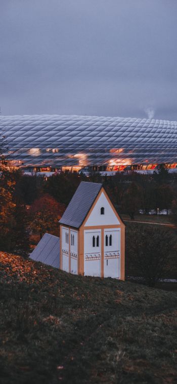 Allianz Arena, Munich, Germany Wallpaper 1080x2340