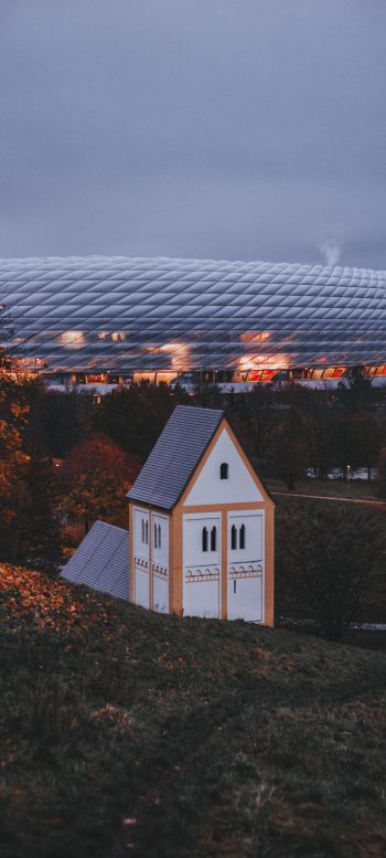 Allianz Arena, Munich, Germany Wallpaper 1080x2400
