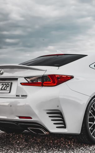 Обои 1600x2560 Lexus RC 350, спортивная машина